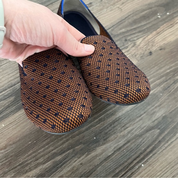 Rothy’s Loafers Women’s 8 Sienna Dot Orange - Picture 5 of 9